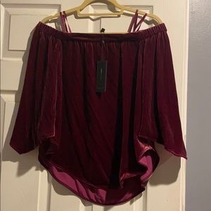 Bcbg Sabbie off the shoulder top